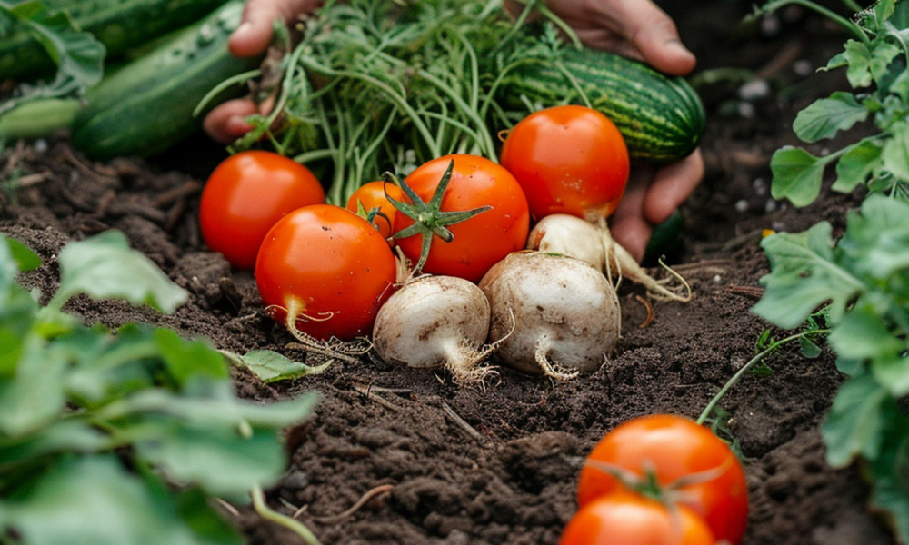 Fotos de una Huerta de Tomates